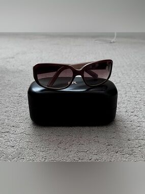 Banana Republic Brown Rectangular Women's Sunglasses with Case